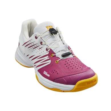 Wilson Tennisschuhe Kaos 2.0 QL (Quicklace) Allcourt pink/weiss Mädchen